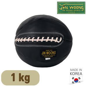 국내생산 진웅 가죽 메디신볼 1kg 크로스핏 복근운동 월볼 슬램볼