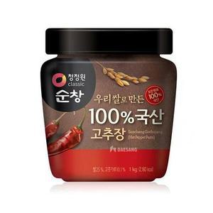 청정원 순창 국산 고추장 1KG+순창쌈장200g증정(한정)