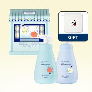 궁중비책 키즈 워시 듀오 세트 (실키샴푸 300ml +바디워시 300ml)