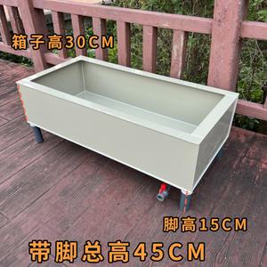 반수생 거북이 수조 사육장 화이트 라운드 배수 사육탱크 120X40CM 배수구 무환수어항