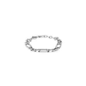 디젤 Dx1351 스테인리스 스틸 체인 브레이슬릿 실버 Diesel Dx1351 Stainless Steel Chain Bracelet Silver