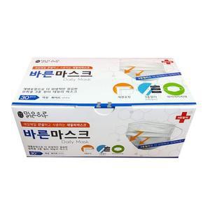 [ME916PN2_52CC]바른마스크 일회용마스크 고급형 30매