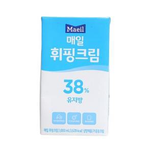 매일 냉장 휘핑크림 38% 1L WJT