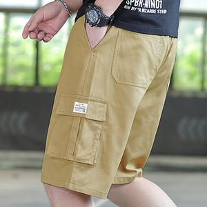 5부 남자밴딩카고반바지 집에서입는 여름 고무줄 편한 빅 사이즈 폴리면 중학생 남녀공용