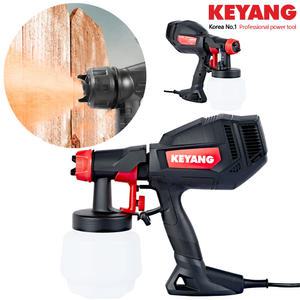 KEYANG 전기 페인트 스프레이건 분사기 (유선 220V) 분사노즐 3종포함 페인트건