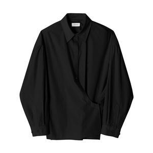 르메르 셔츠 SH1141 LF588 BK995 스트레이트 칼라 트위스트 여성셔츠 당일발송
