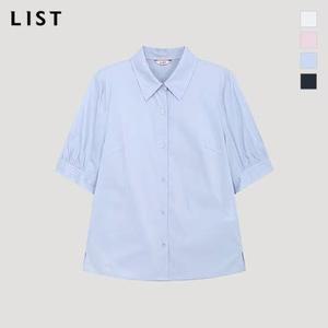 [리스트](대전신세계)베이직 하프 슬리브 셔츠