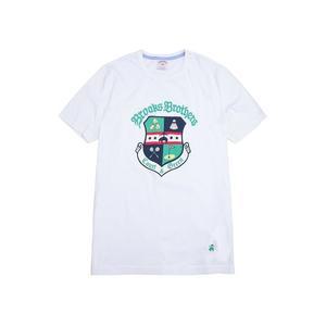 [브룩스브라더스][공식판매처] 코튼 숏-슬리브 코트 앤 그린 프린트 티셔츠 (화이트) (74596649)