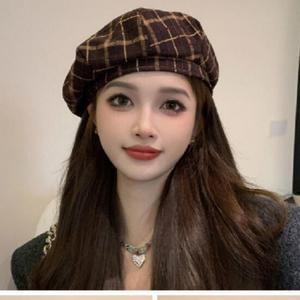 빈티지 모직 베레모 스타일리쉬 가을 겨울 여성 화가