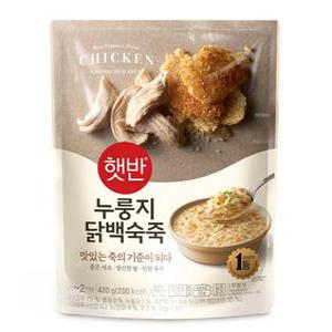 비비고 햇반 소프트밀 누룽지닭백숙죽420gx10개