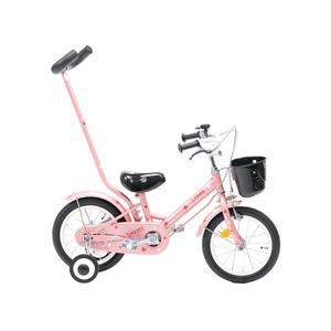 [삼천리자전거]삼천리 2025 아이바이크 35.56cm(14인치) 라이트핑크 보호자손잡이 보조바퀴자전거 체인...