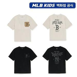 [MLB키즈](신세계 사우스시티)베이직 스트릿 우븐 티셔츠 7ATSB0853