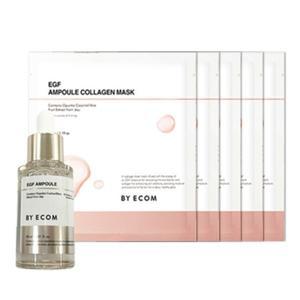 바이애콤 이지에프 EGF 콜라겐 마스크 1박스(5매)+ EGF 앰플 1병
