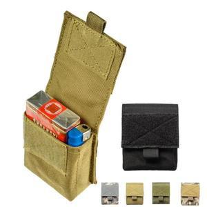 야외 Molle EDC 탄창 담배 가방  허리 주머니  에어소프트 탄약 가방  밀리터리 사냥 액세서리  가제트 기
