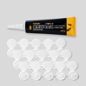 울트라맥스겔 220g+먹이통 30개 바퀴벌레약 바퀴벌레트랩 식독제