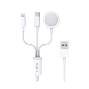 지모 아이폰 애플워치 3in1 멀티 충전 케이블 USB-A타입