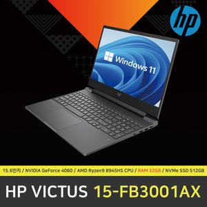 HP Victus 15-FB3001AX 노트북 / 윈도우 11 설치 / RAM 32GB / NVMe SSD 512GB