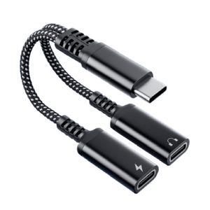 USB TYPE C 스마트폰 충전 C타입 이어셋 이어폰 듀얼 멀티 젠더 DAC 칩셋
