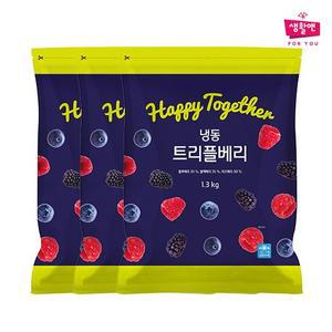 [생활앤] 냉동 트리플베리 1.3kg x 3팩