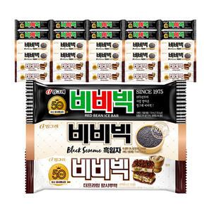 빙그레 비비빅 10개+비비빅 흑임자 10개+비비빅 팥시루떡 10개 (총 30개)