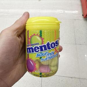 멘토스 사워 믹스 바틀 120g