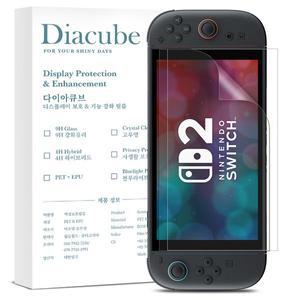 [다이아큐브] 닌텐도 스위치2 AG PET 우레탄 하이브리드 무광 지문방지 항균 액정보호필름 2매