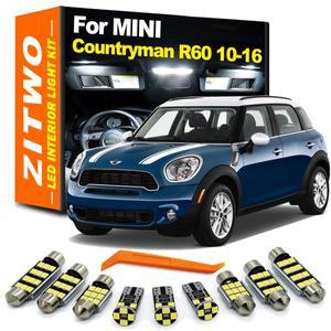 ZITWO 인테리어 LED 전구 돔 독서 맵 라이트 키트, 미니 R60 컨트리맨 2010 액세서리, 14 개