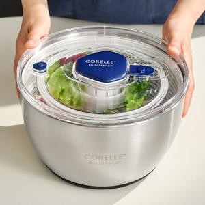 코렐 듀라나노 스테인리스 스틸 샐러드 스피너 6.5L