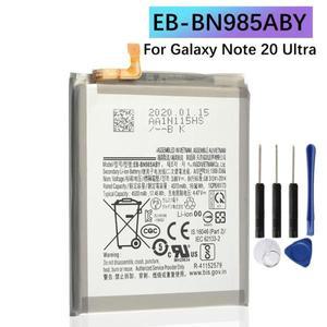Galaxy Note 20 Ultra Note20 Ultra SM-N986U1 전화 배터리 + 도구 용 EB-BN985ABY 4500mAh 교체 용 배터리