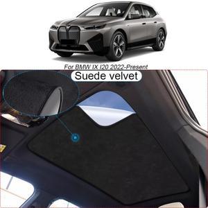 자동차 스웨이드 원단 정전기 흡착 선루프 햇빛가리개, 단열 액세서리, BMW IX I20 2022-present