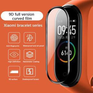 Xiaomi Mi Band 8 7 6 화면 보호기 Miband 5 4 스마트 시계 밴드 전체 커버 케이스 스트랩 팔찌 용 10D 필