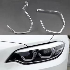 BMW F22 M2 2 시리즈 쿠페 2014-2020 하이 구성 주간 주행 등 DRL 가이드 플레이트 헤드라이트 튜브 아크릴