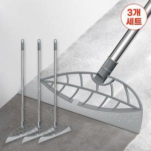 1+1+1 먼지,물기 제거 다되는 싹쓰리비 청소 실리콘 빗자루 (총 3개입)