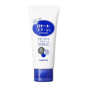 일본정품 로제트 ROSETTE 고마쥬 필링젤 120g 숯 AHA 얼굴 각질제거젤 청색