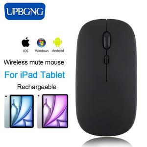 IPad Air 11 13 M3 2025 11th Gen 인치 A16 Pro 12.9 M4 충전식 미니 무음 마우스 용 무선 Bluetooth