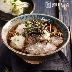 [별미도감] 살얼음동동 더위안녕! 메밀소바 5인분세트 (면1kg+소스5개) 외 막국수/칼국수 판모밀 냉모밀
