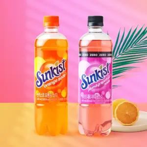 [본사직영] 썬키스트 소다 600ml 12입 택1 / 오렌지 제로 자두자몽