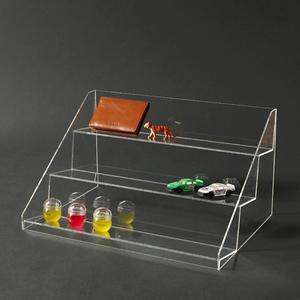 [아트사인샵] 투명 아크릴 디스플레이 거치대 소품 디피 멀티 POP 계단형오픈진열대(3단) [DP6113]
