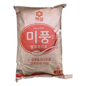 CJ 제일제당 발효조미료 미풍RC 25kg #40+ 대용량 MSG