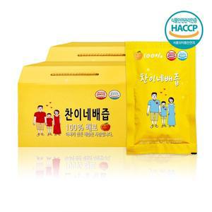 [찬이네과수원] 배즙 100ml 60포 착즙주스