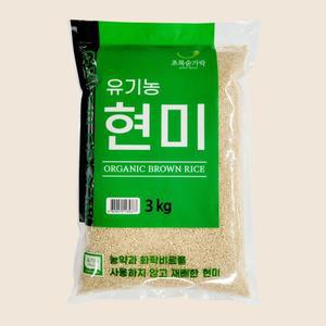 초록숟가락 유기농 현미 3kg