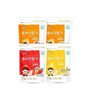 [퓨어잇] 핑거 길쭉한 과일스틱 4봉 랜덤