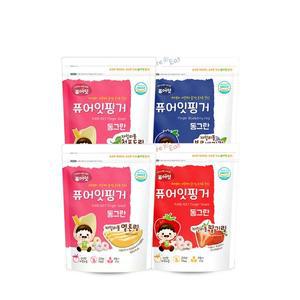 [퓨어잇] 핑거 동그란 자일리톨 과일링 4봉 랜덤