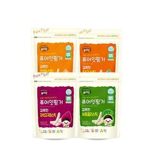 [퓨어잇]핑거 유기농 길쭉한 야채스틱 4봉 랜덤