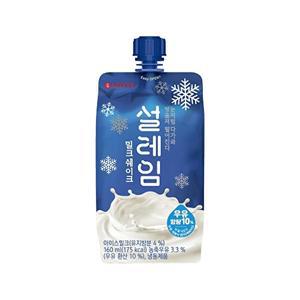 [롯데웰푸드]설레임 밀크쉐이크160ml * 24개