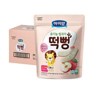 아이얌 유기농쌀과자 사과떡뻥 30g 1박스(6개입)