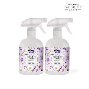 [부케가르니] 섬유탈취제 화이트머스크향 500ml x2개