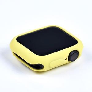 Apple Watch 케이스용 실리콘 소프트 커버 38mm 40mm 42mm 44mm 애플 워치 6 SE 5 4 3 2 1 용 보호 쉘 iWat