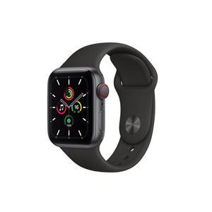 애플워치SE 40mm GPS+Cellular 스페이스그레이 알루미늄 케이스 블랙밴드 MYEK2KH/A (단순변심회수제품)