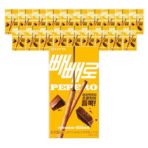 롯데웰푸드 초코필드 빼빼로, 53g, 20개